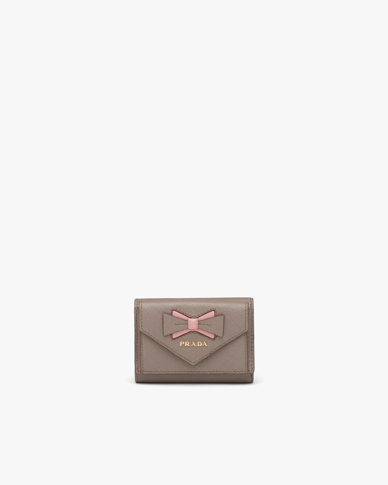 prada bow wallet