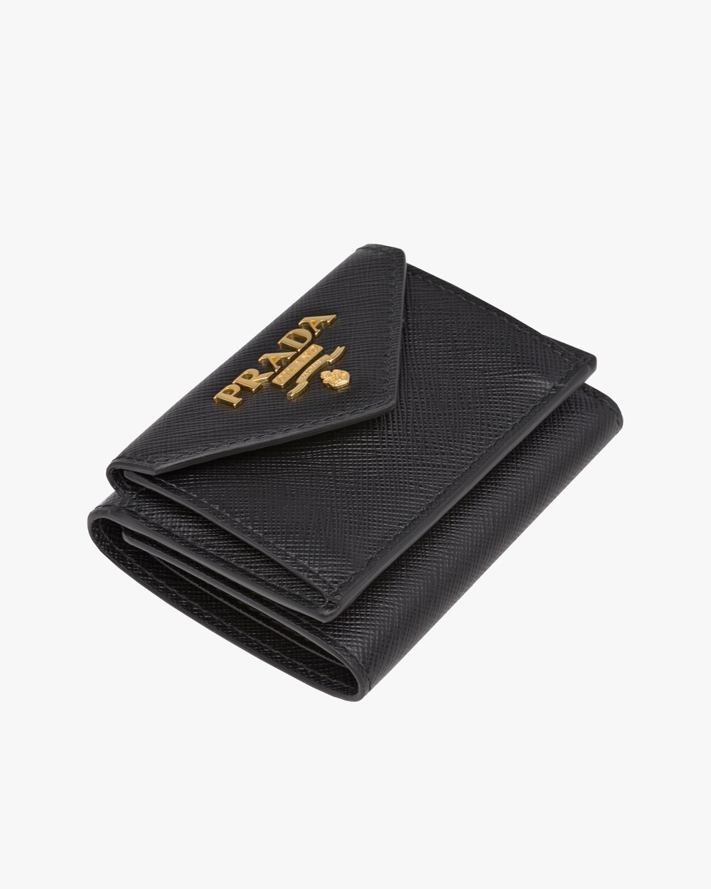 vitello grain prada wallet