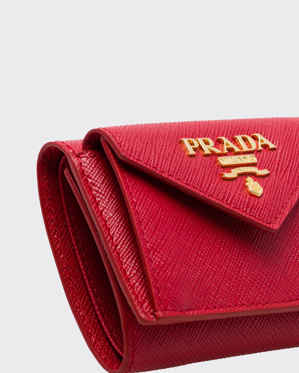 prada red wallet