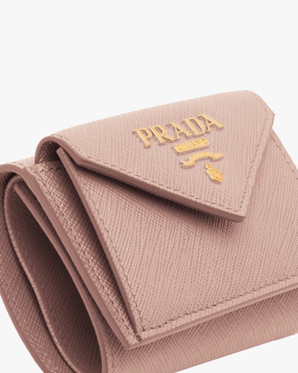 prada small wallet pink
