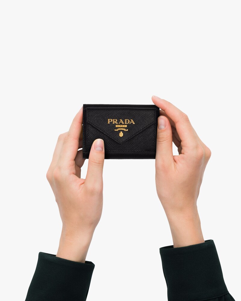 prada tri fold wallet