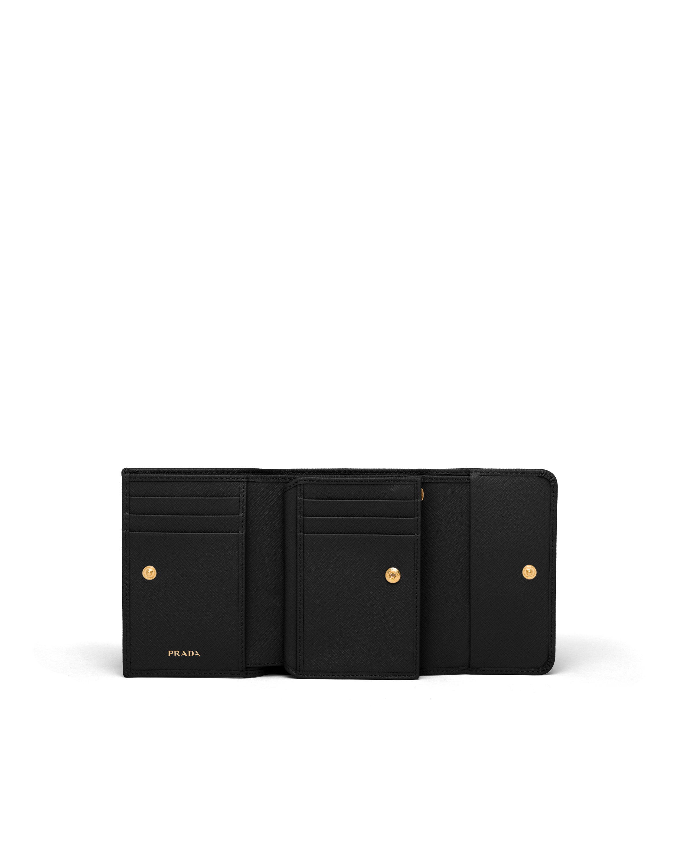 Prada sale compact wallet