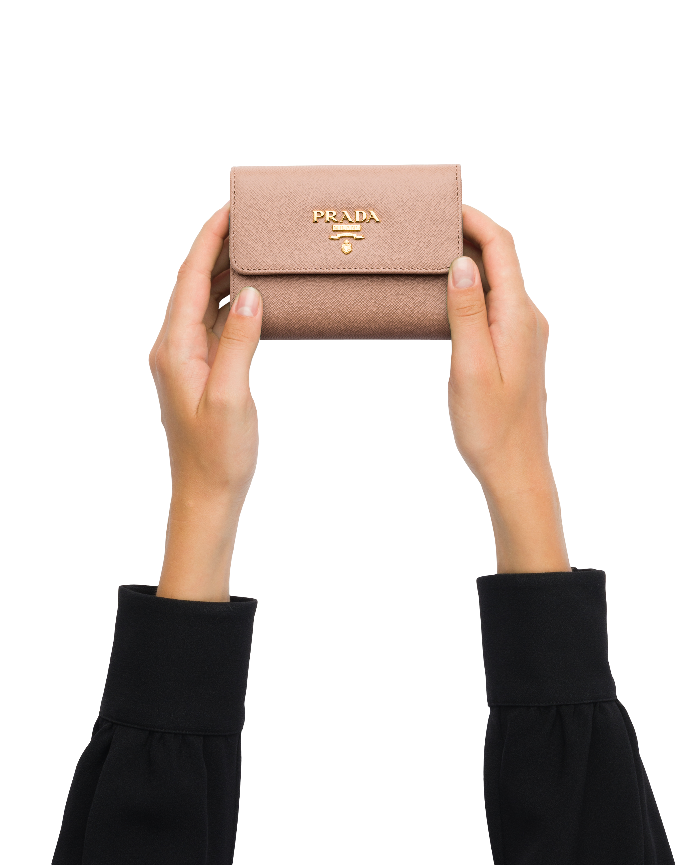 Prada Small Saffiano Leather Wallet 6