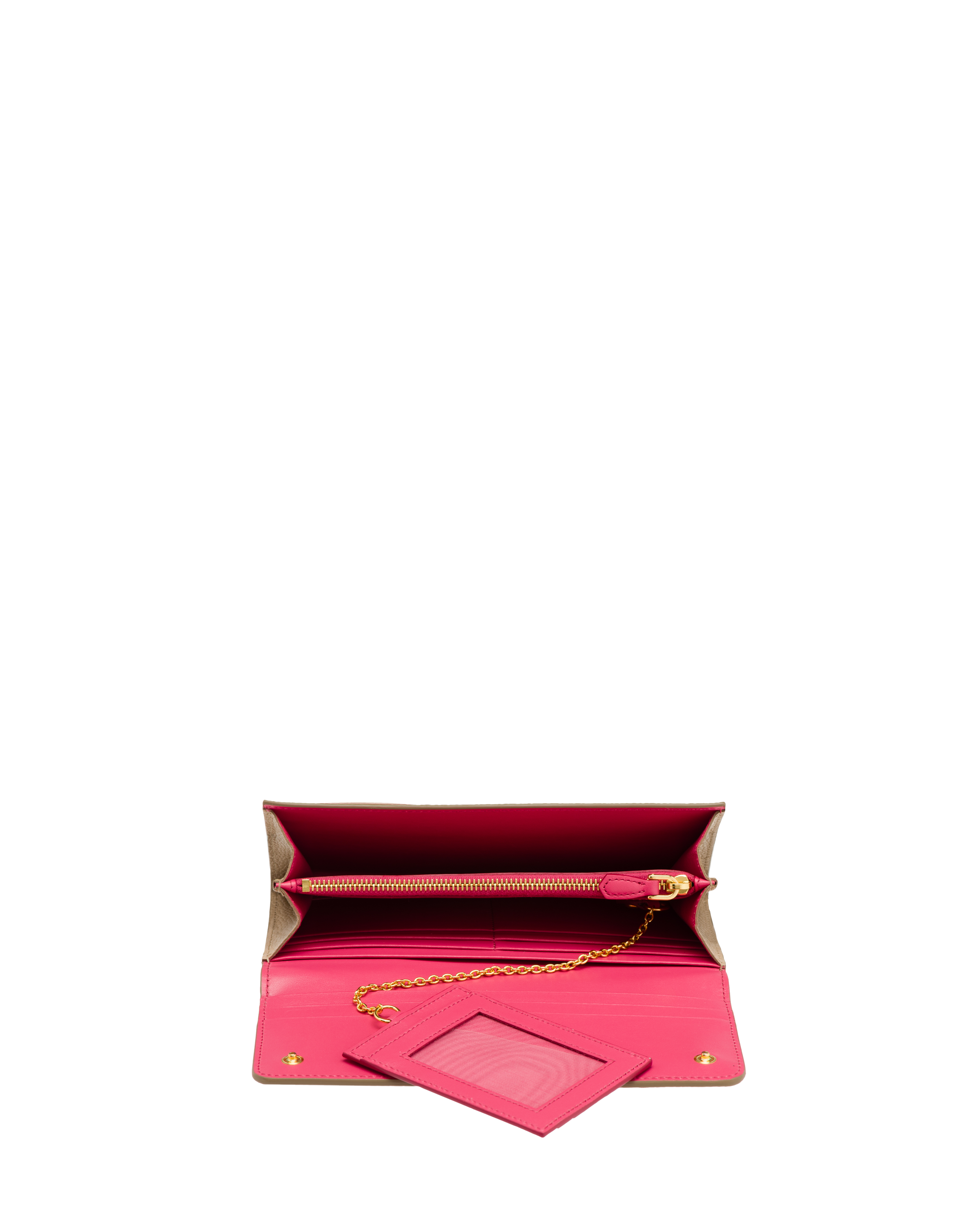 prada peonia wallet