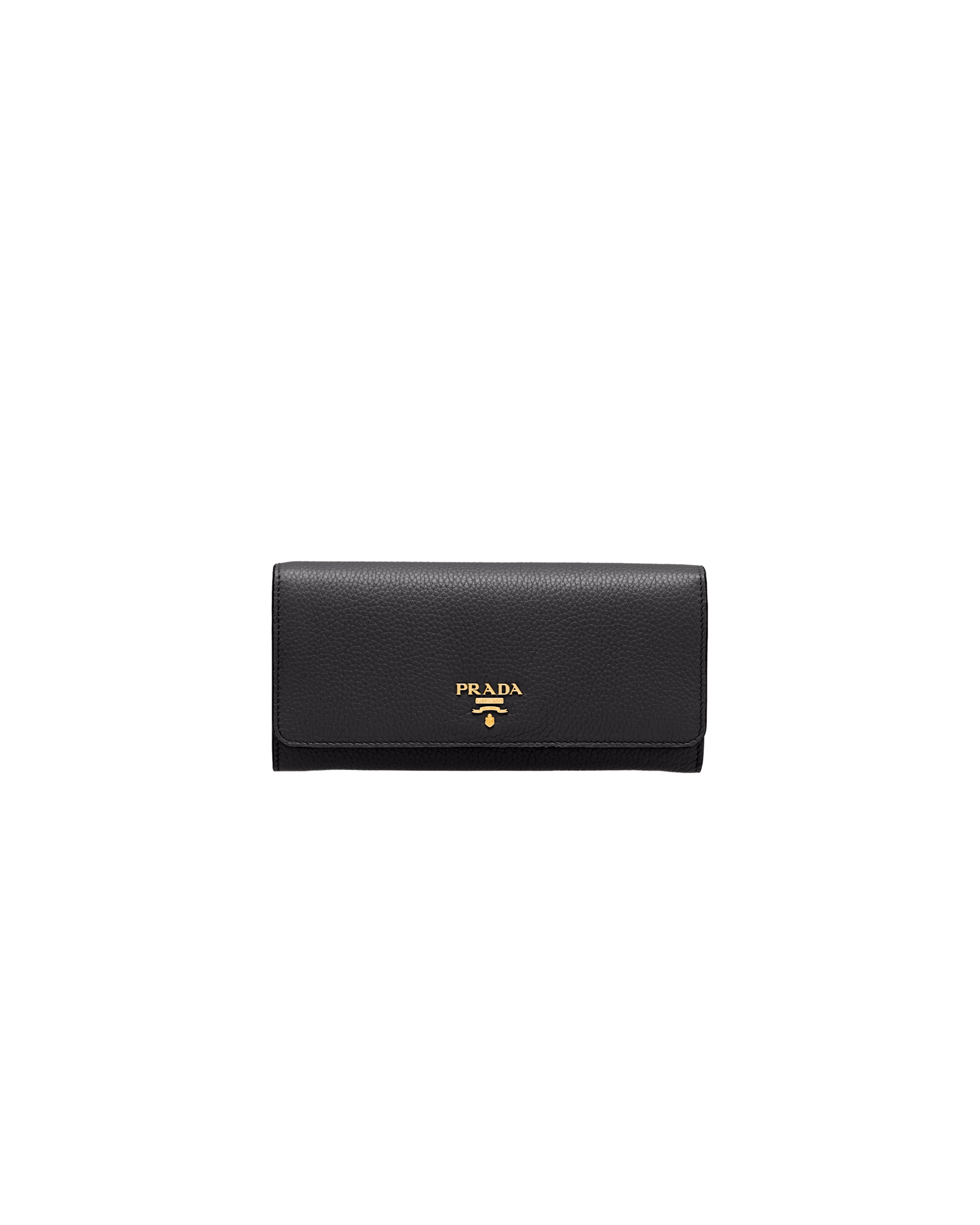 Large Leather Wallet | Prada