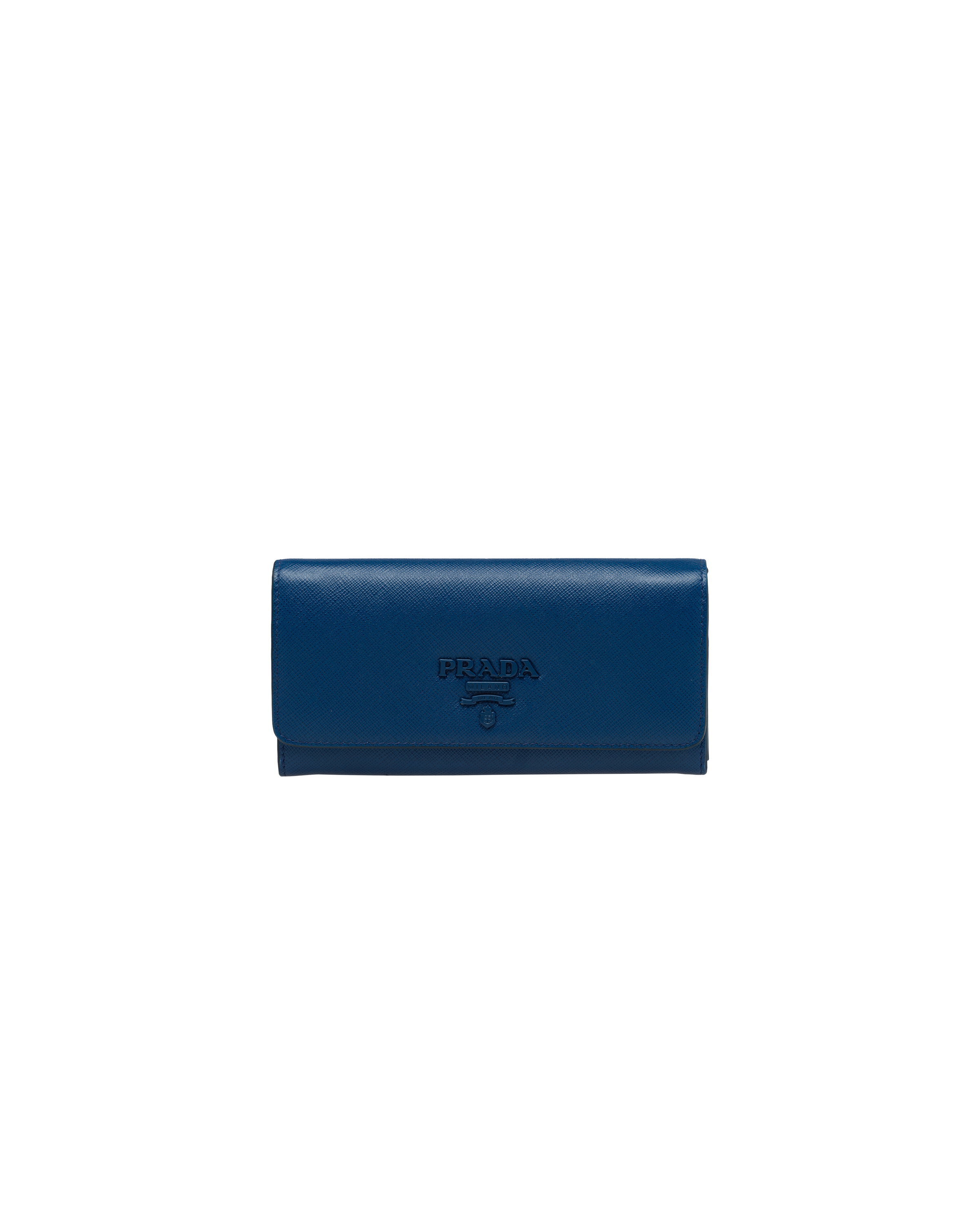 prada leather chain wallet