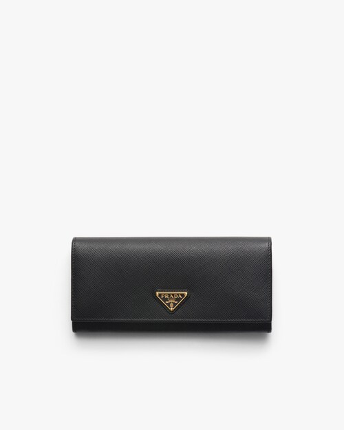 prada navy wallet
