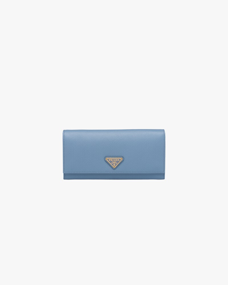 prada large saffiano leather wallet