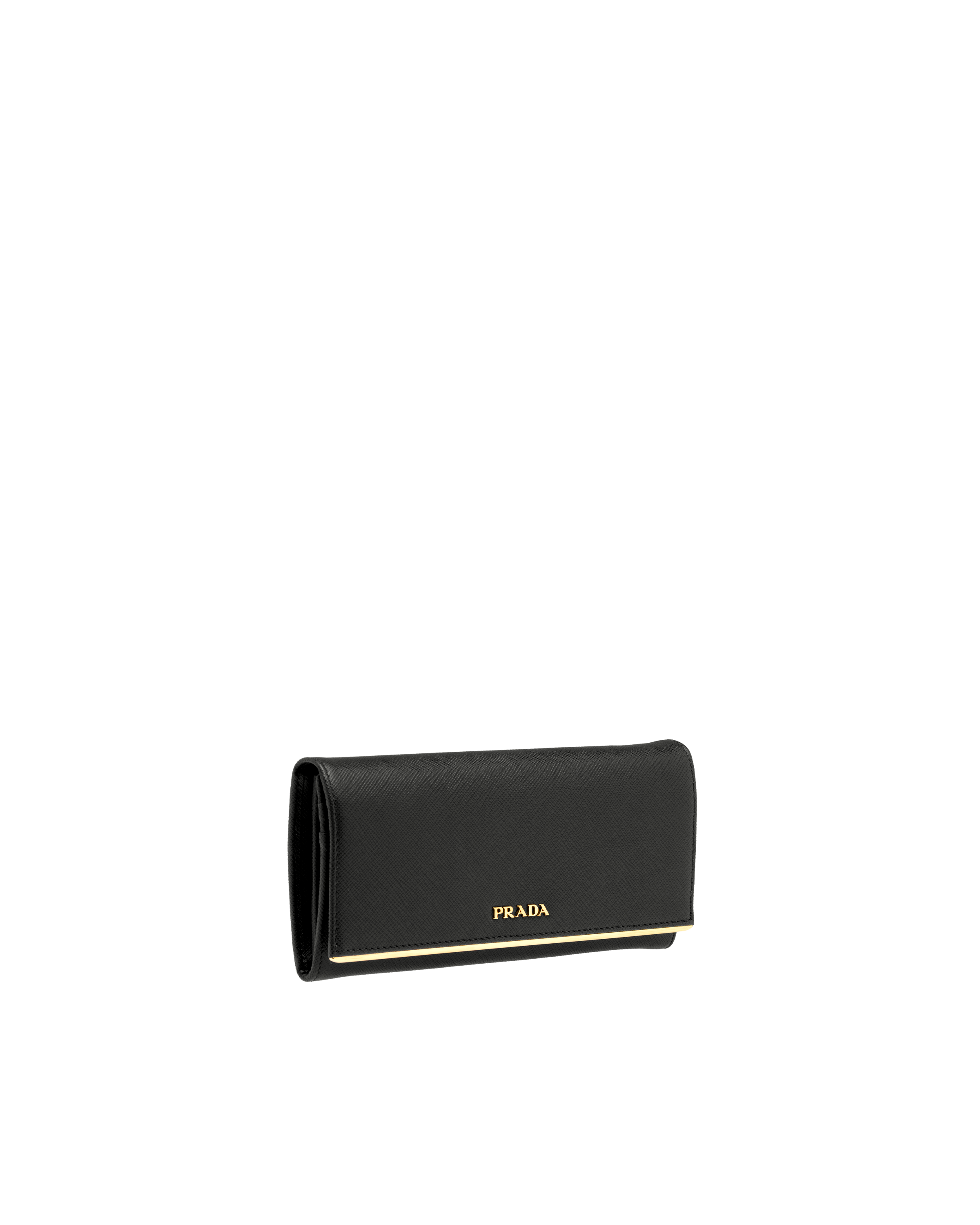 Prada saffiano metal 2025 medium flap wallet