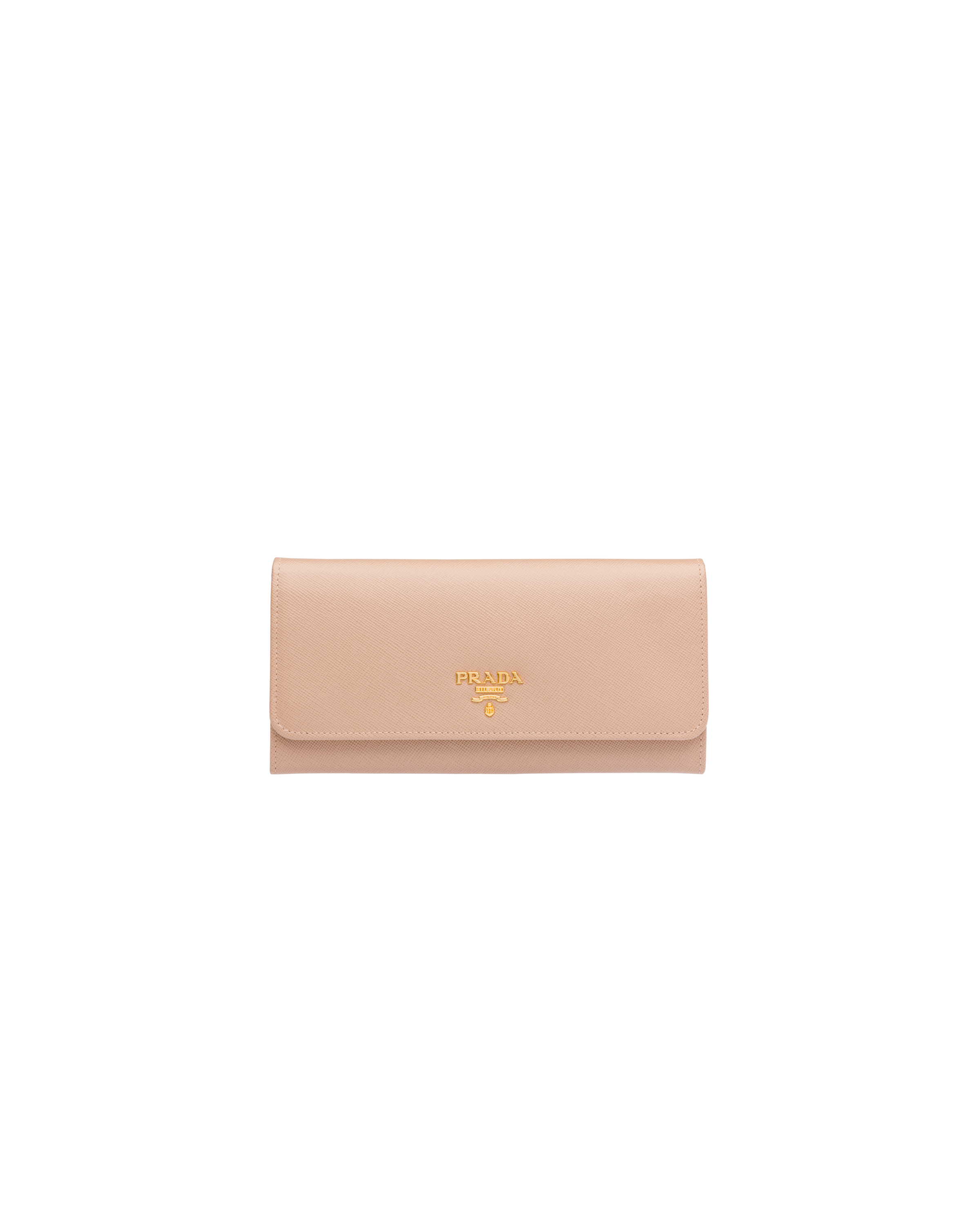 prada continental saffiano leather wallet