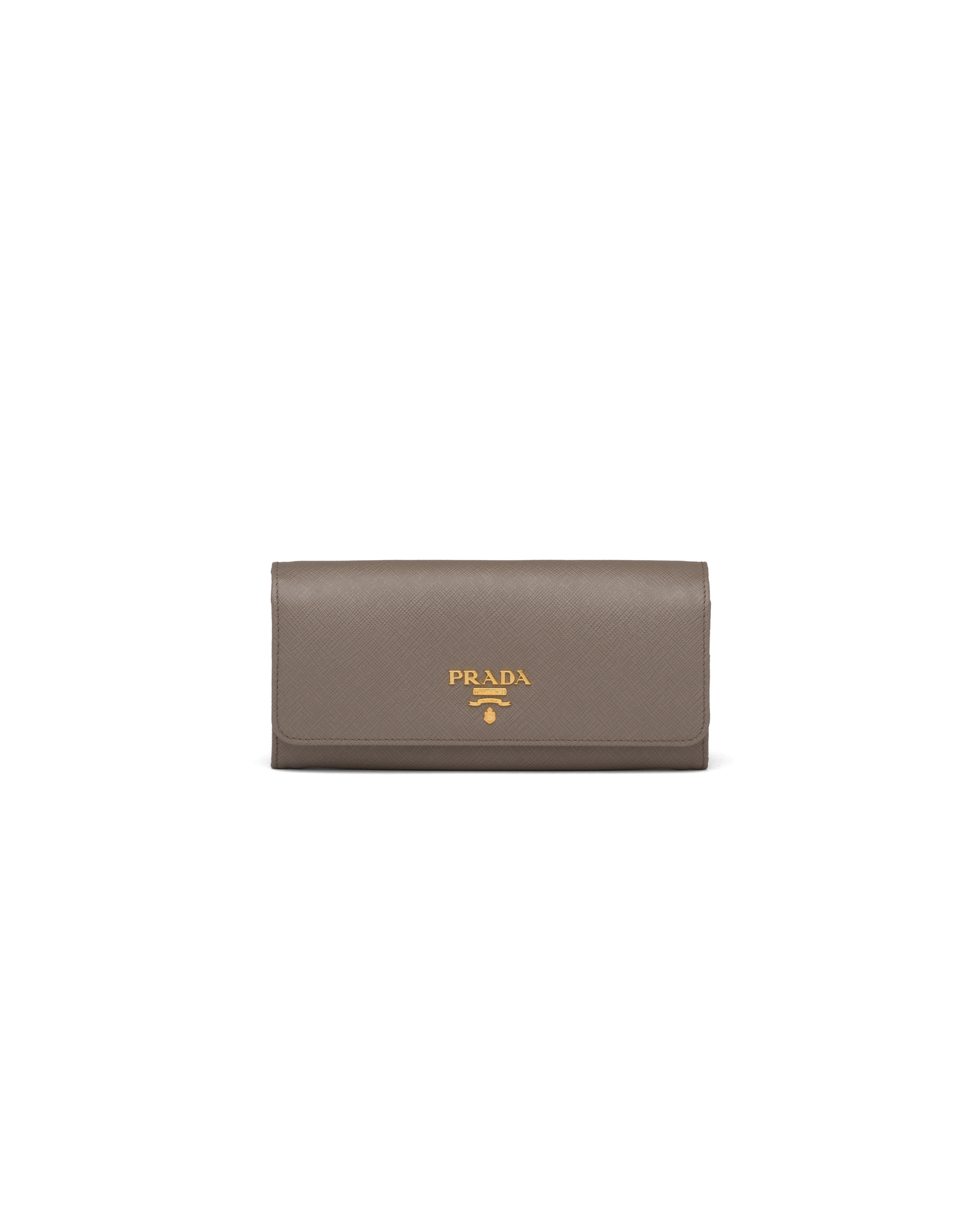 Clay/astral Large Saffiano Leather Wallet Prada