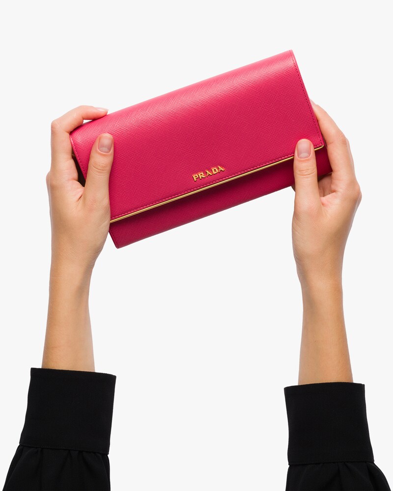 prada travel wallet