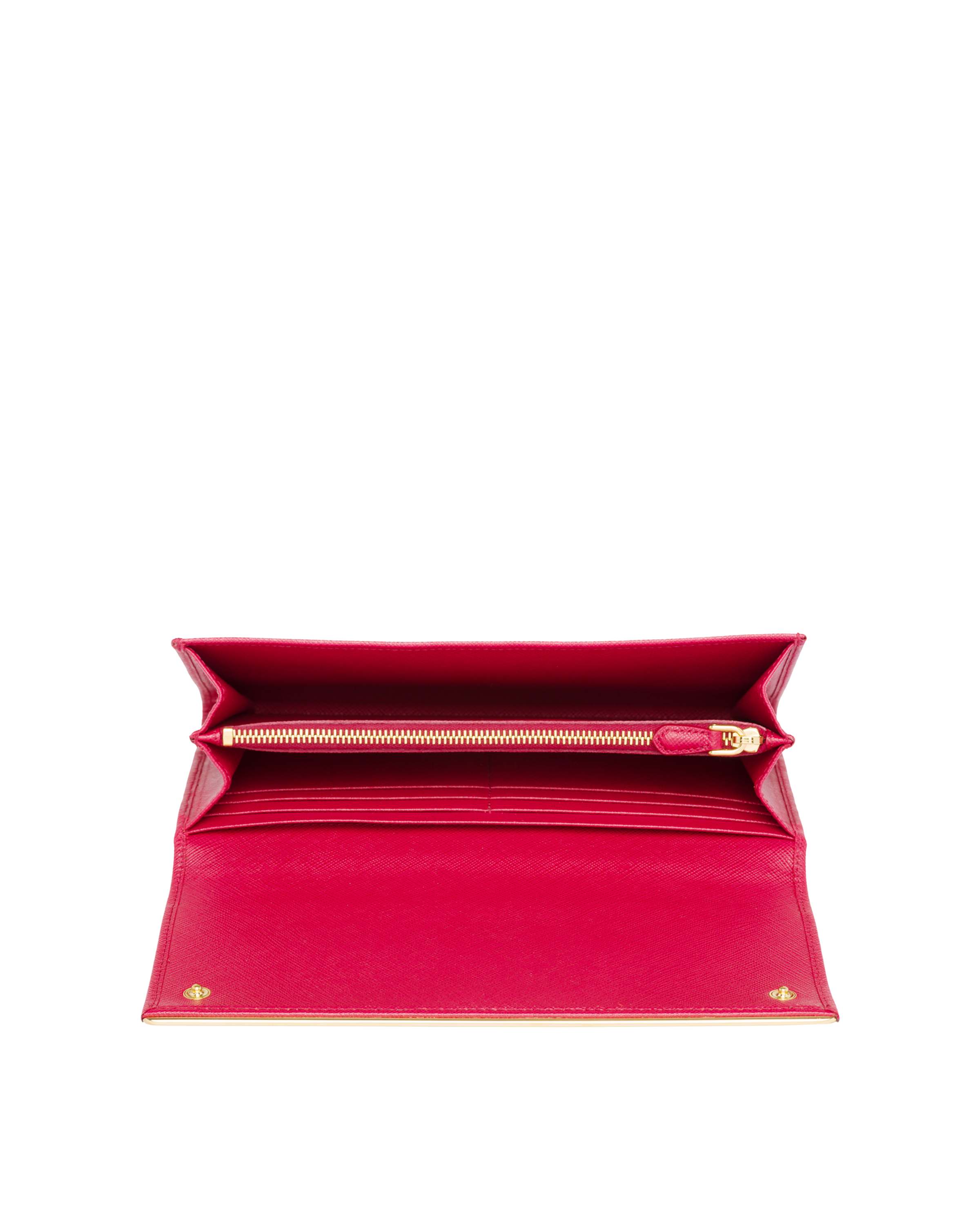 prada continental saffiano leather wallet