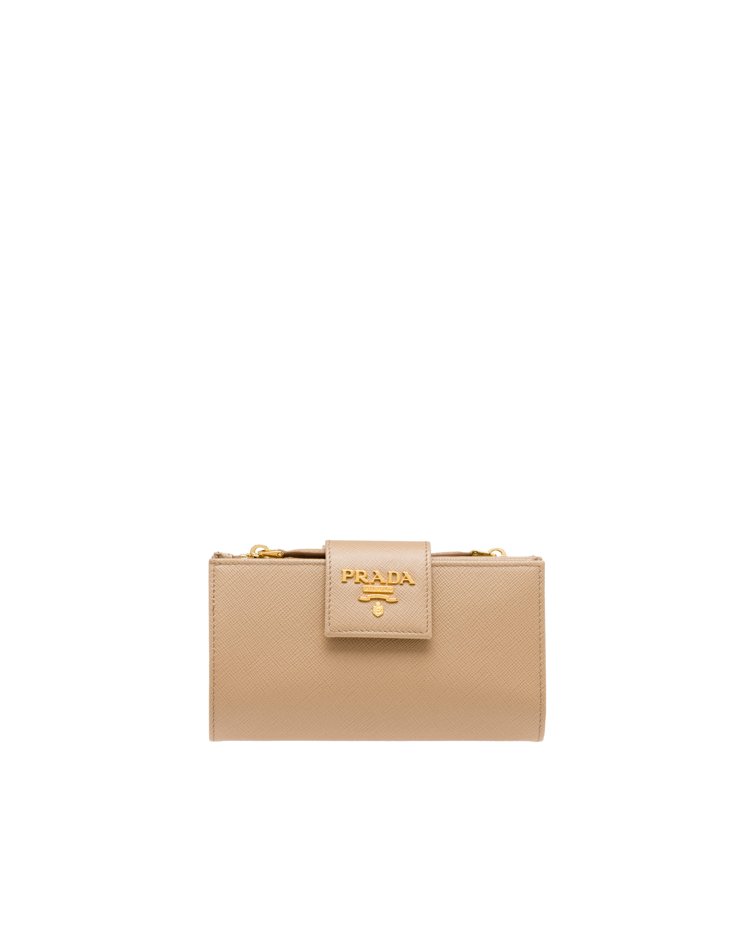 prada beige wallet