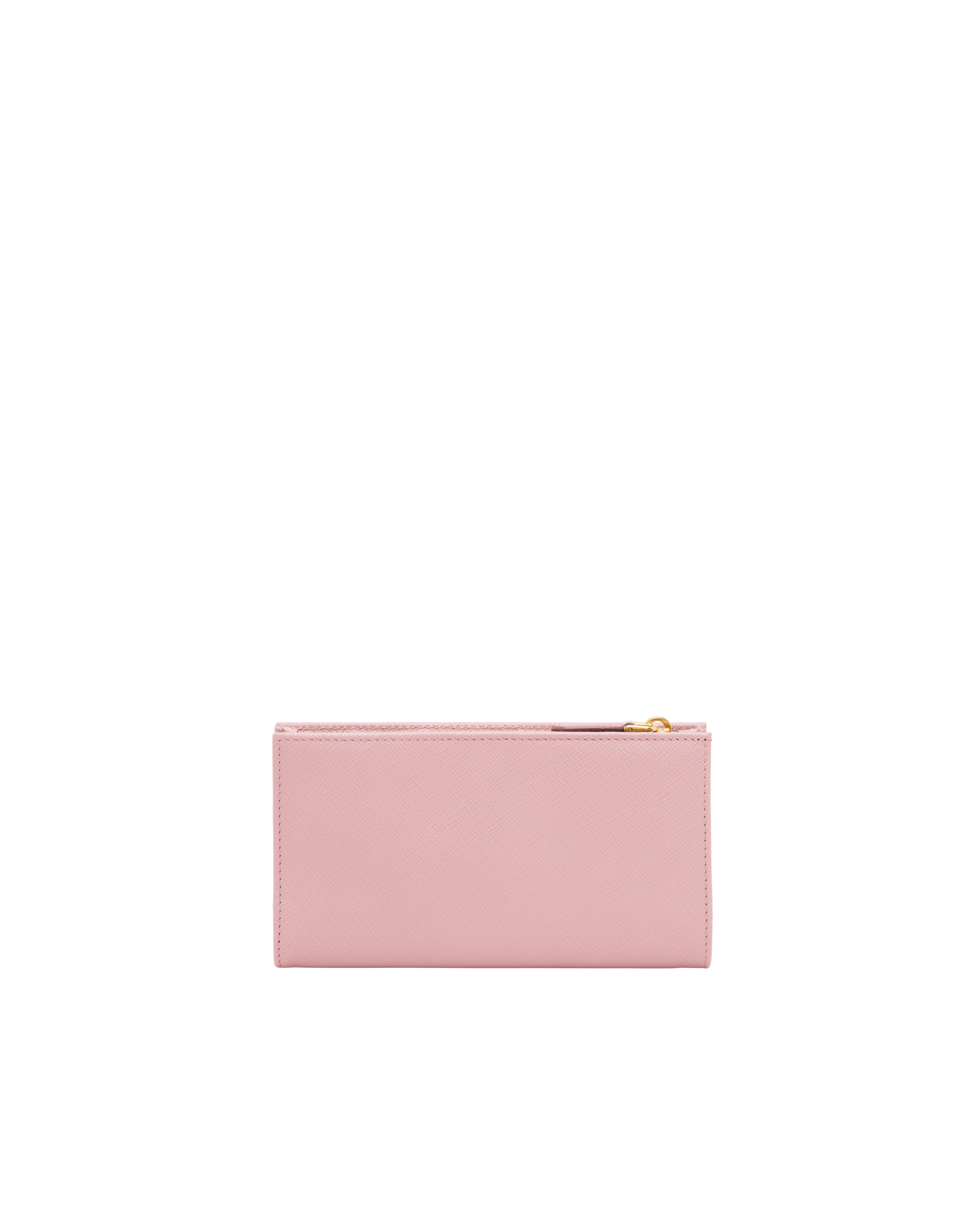Peach Large Saffiano Leather Wallet | PRADA - United States