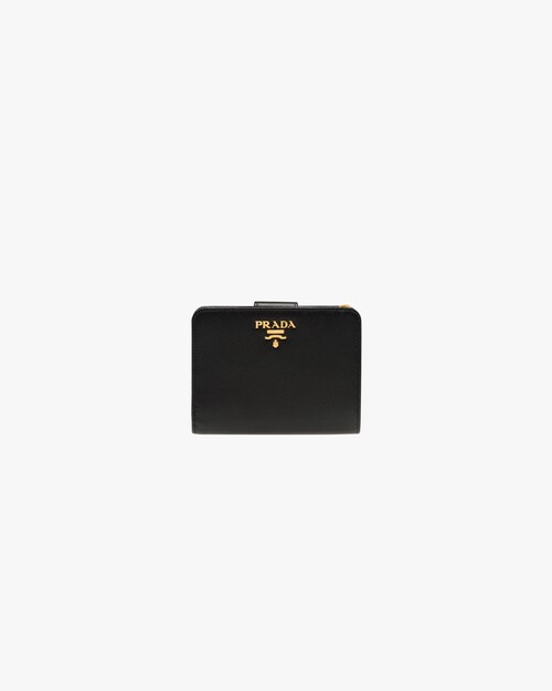 prada saffiano leather wallet