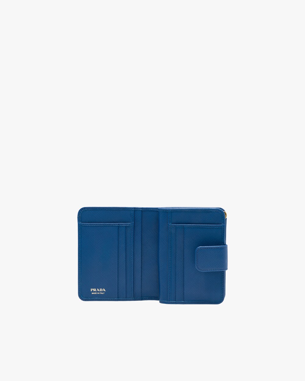 prada wallet navy blue