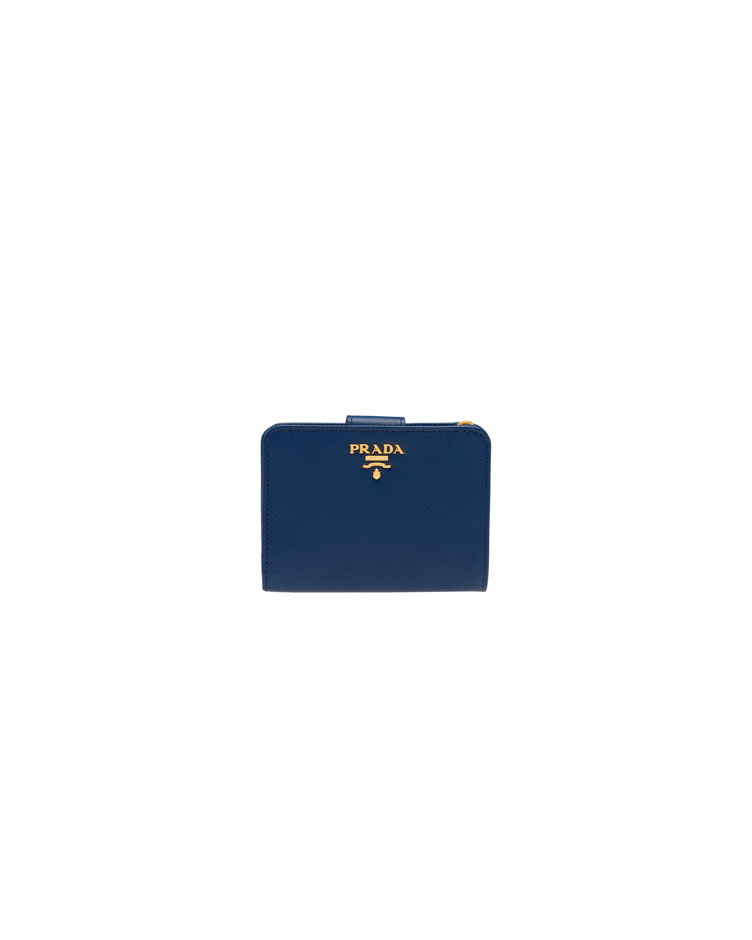 medium saffiano leather wallet prada