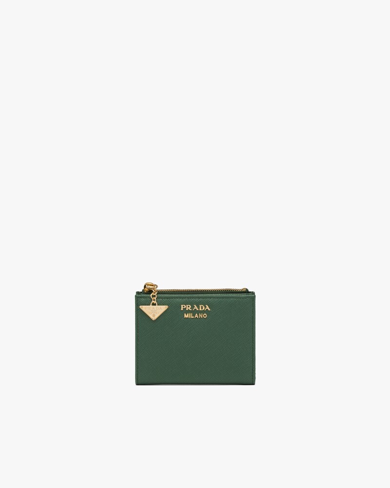 prada wallet green
