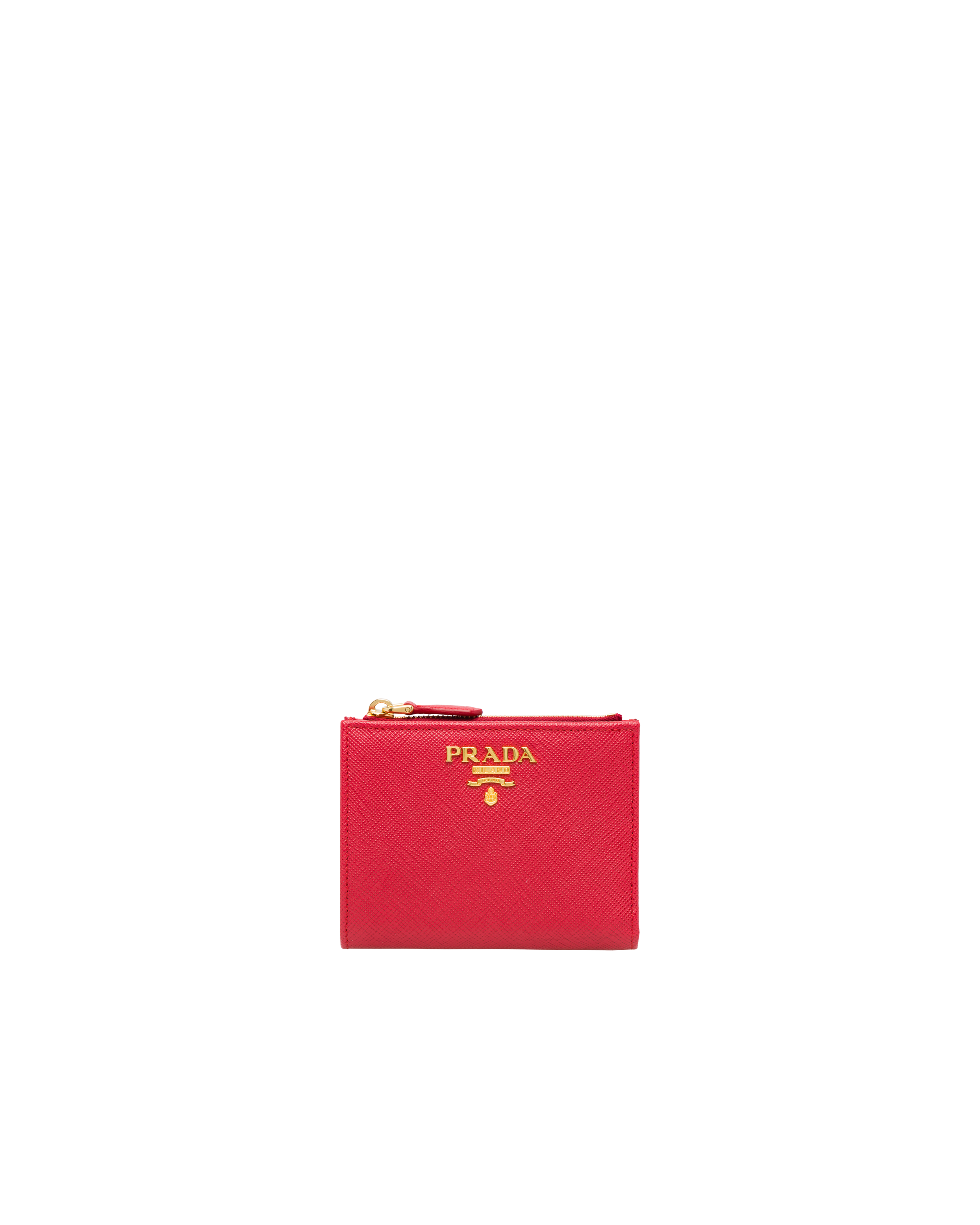 Red prada card holder on sale