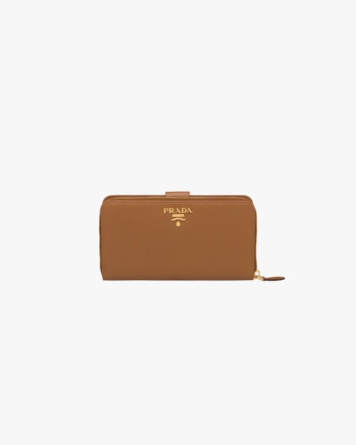 prada saffiano leather bifold wallet