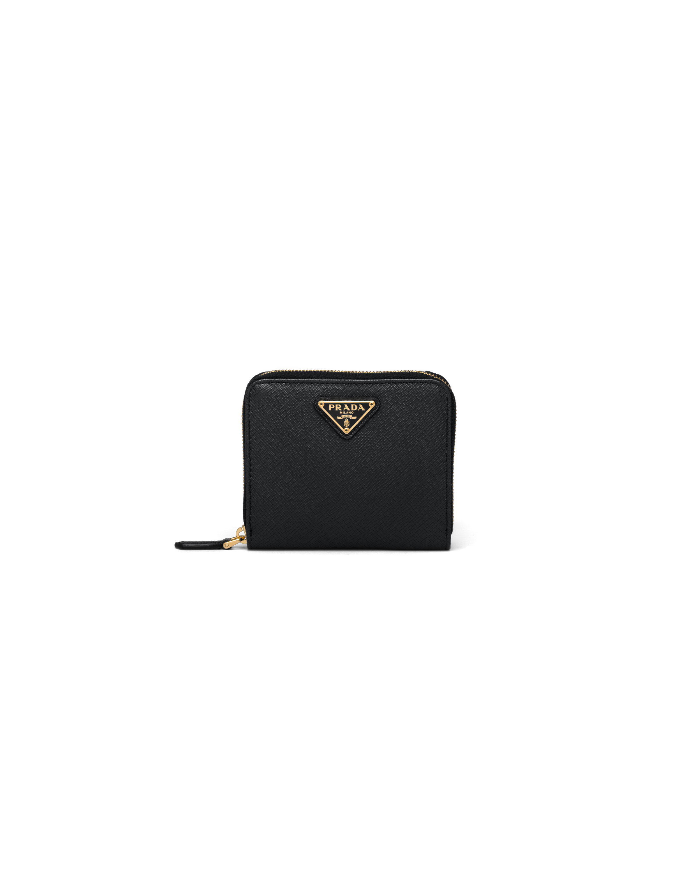 Prada small zip wallet clearance
