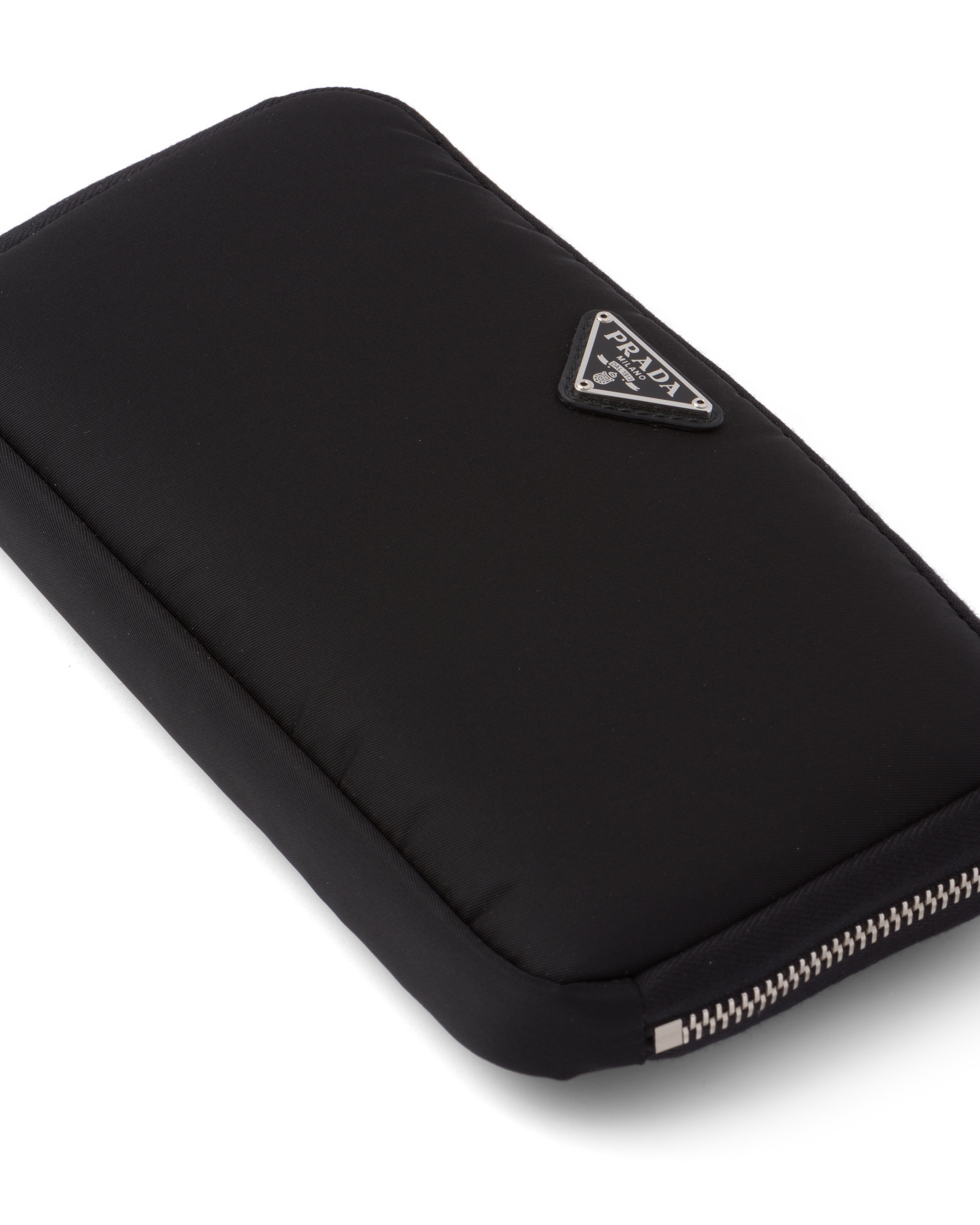 Prada fabric outlet wallet