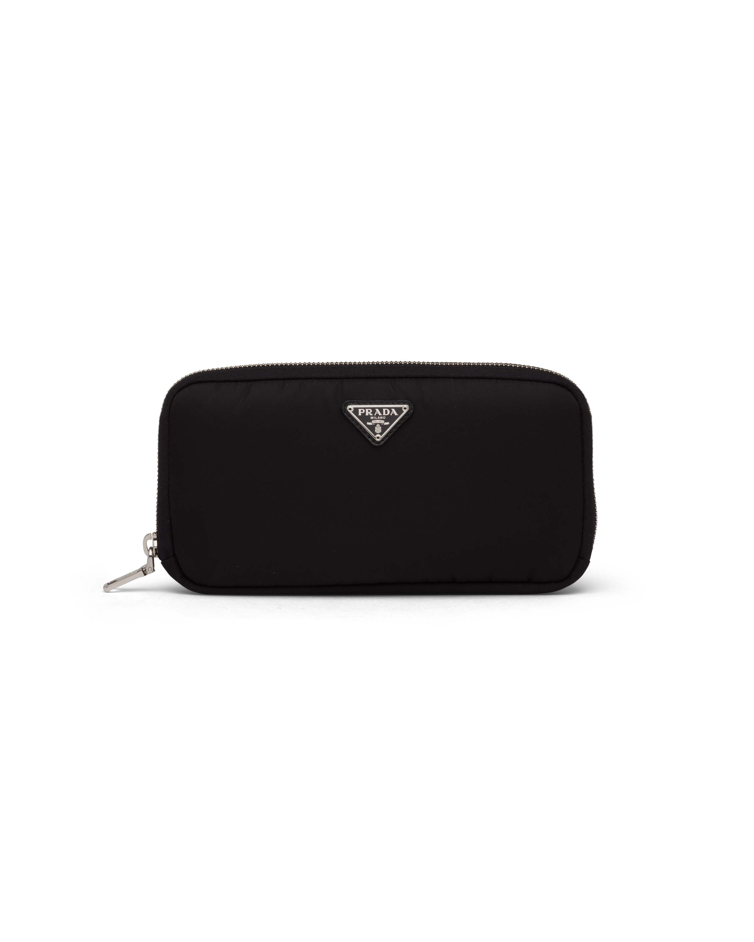 Black Large nylon wallet | Prada