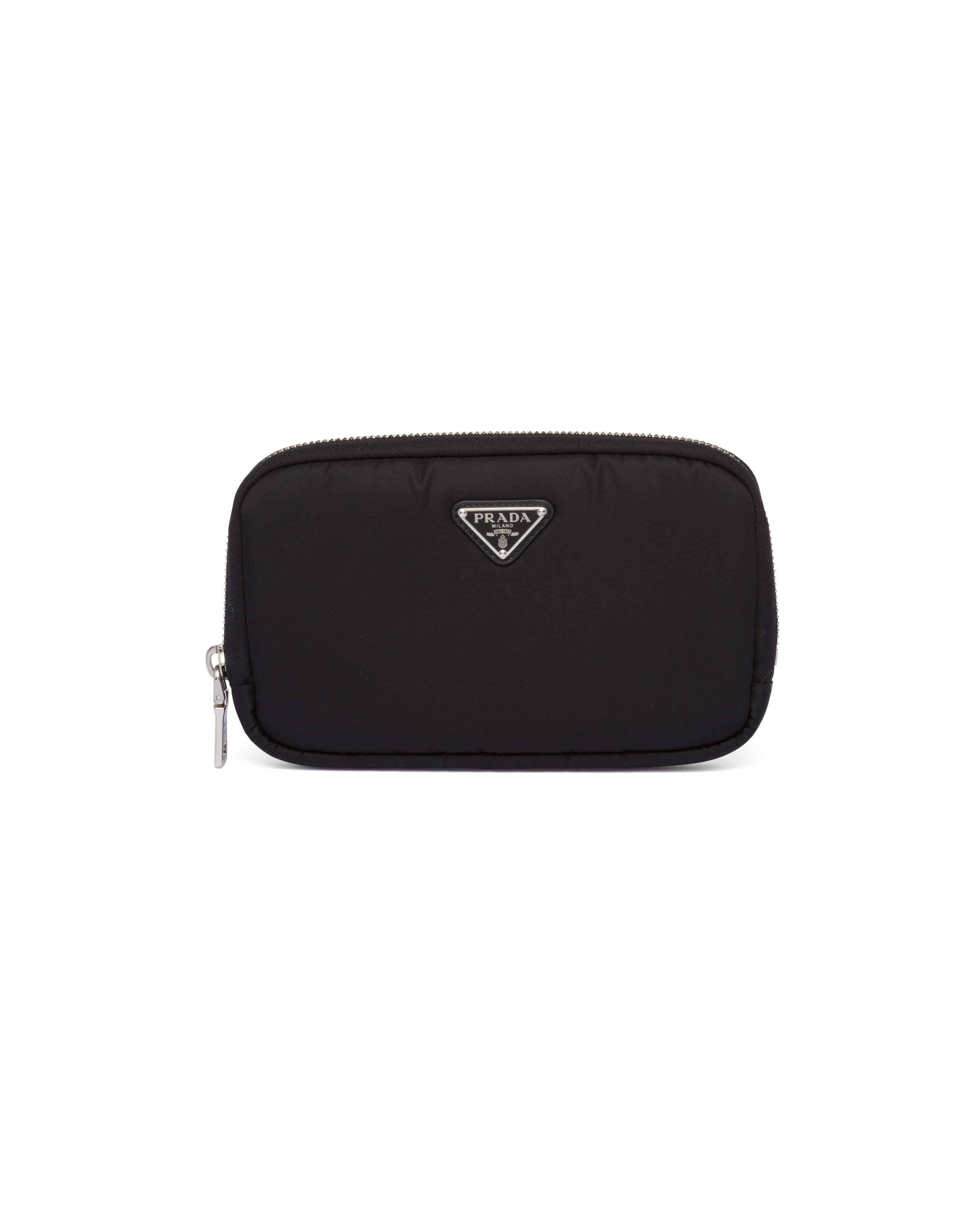 Prada Large Renylon Wallet In Black ModeSens