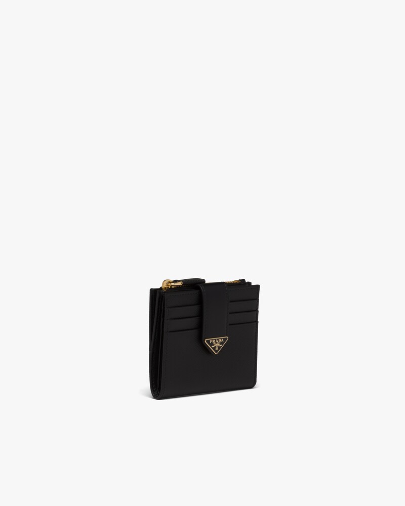 prada small leather wallet