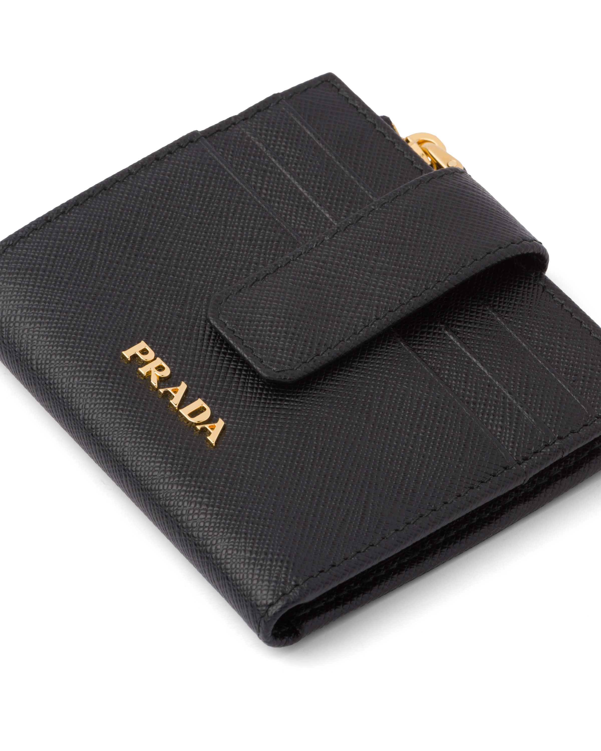 Prada Small Saffiano Leather Wallet 2024 | favors.com