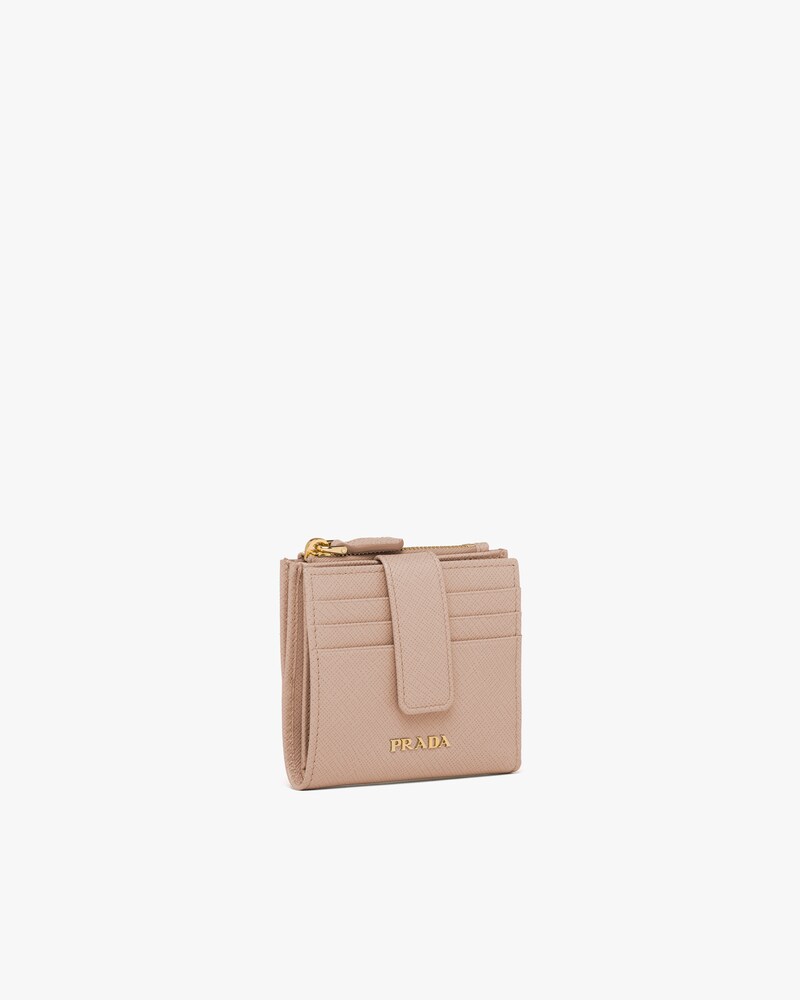 prada small wallet pink