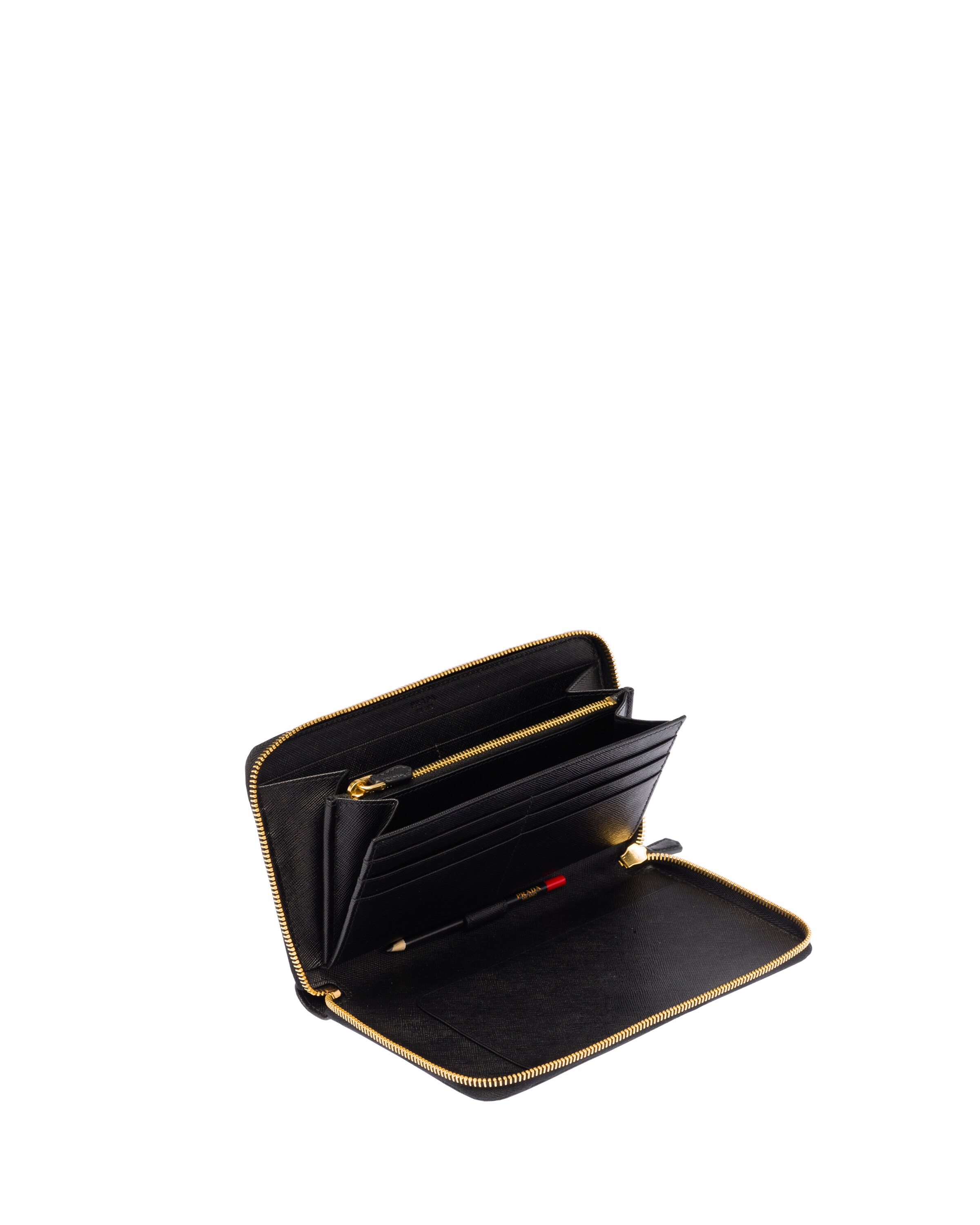 Large Saffiano Leather Wallet Prada