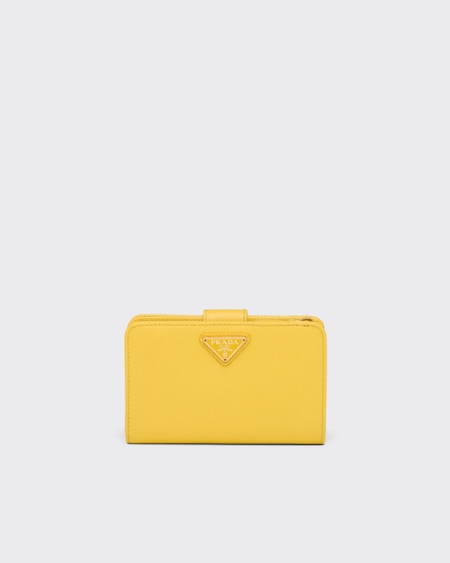 small yellow wallet