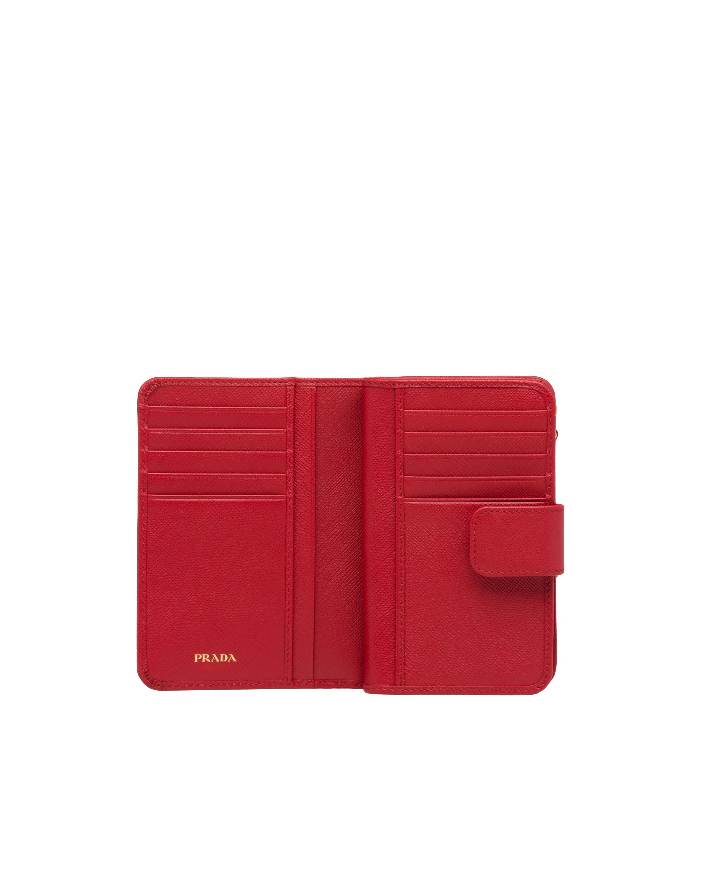 Prada Small Saffiano Leather Wallet 5