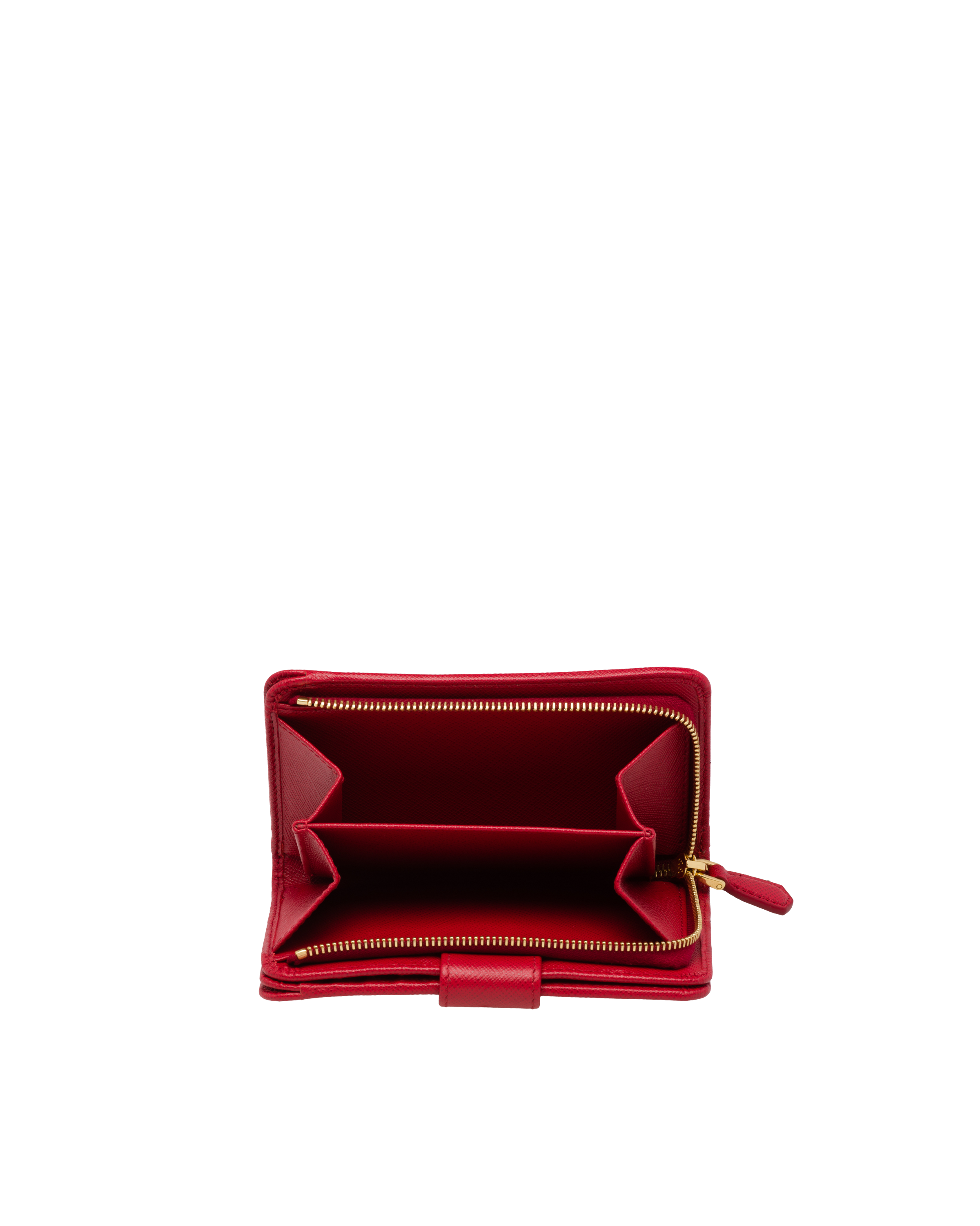 Prada Small Saffiano Leather Wallet 4