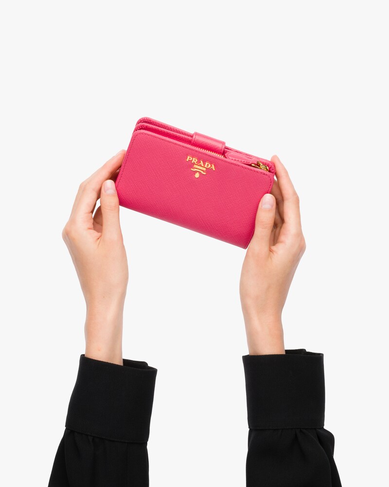 prada peonia wallet