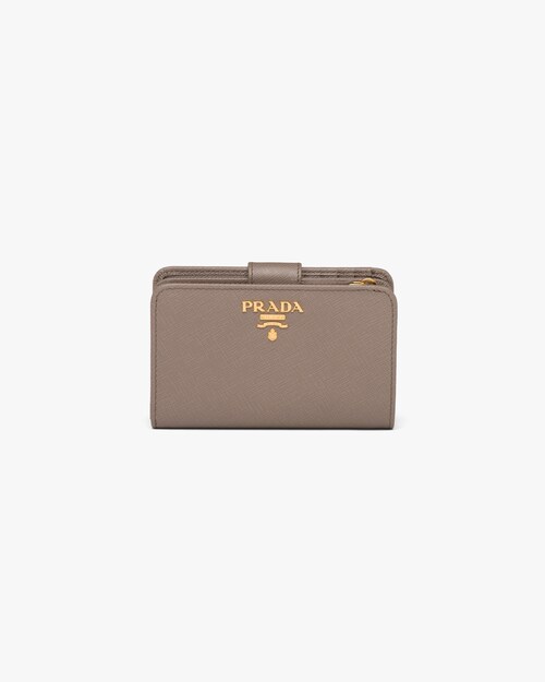 prada medium saffiano tab wallet