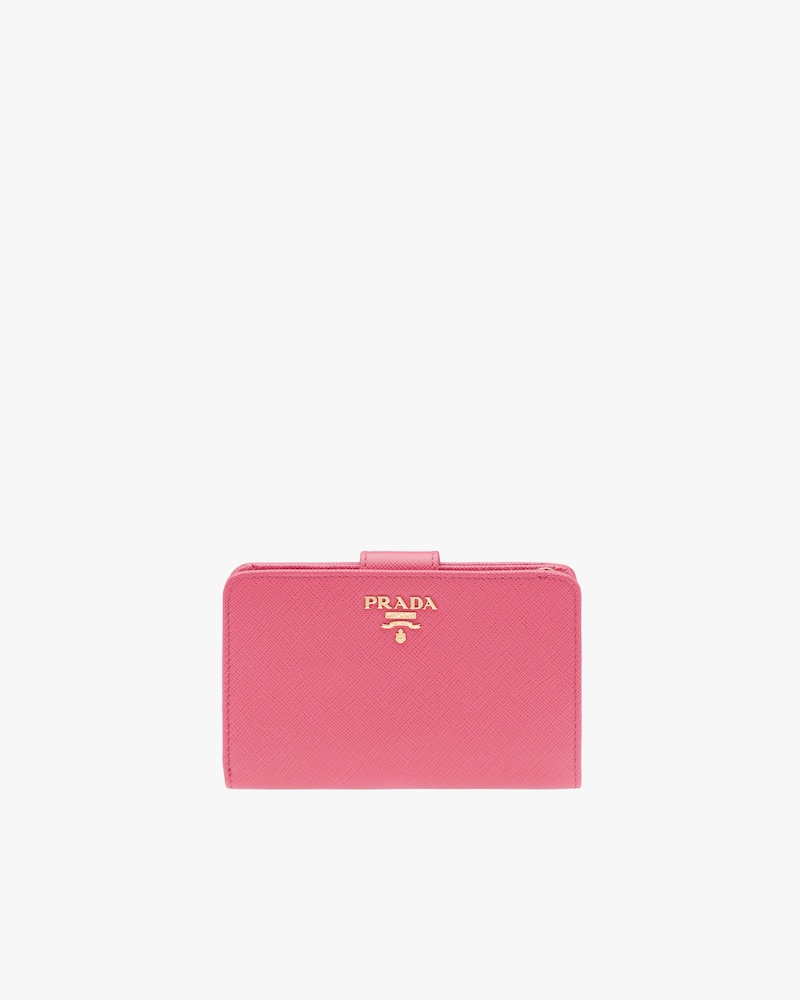 pink prada wallet