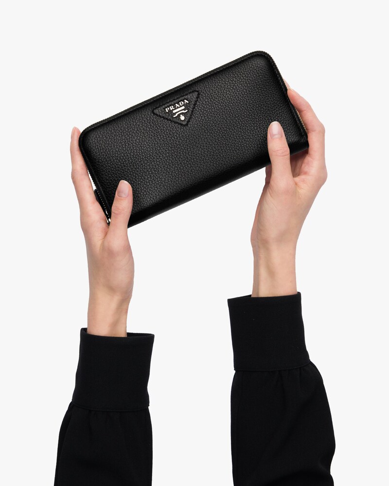 prada long wallet men