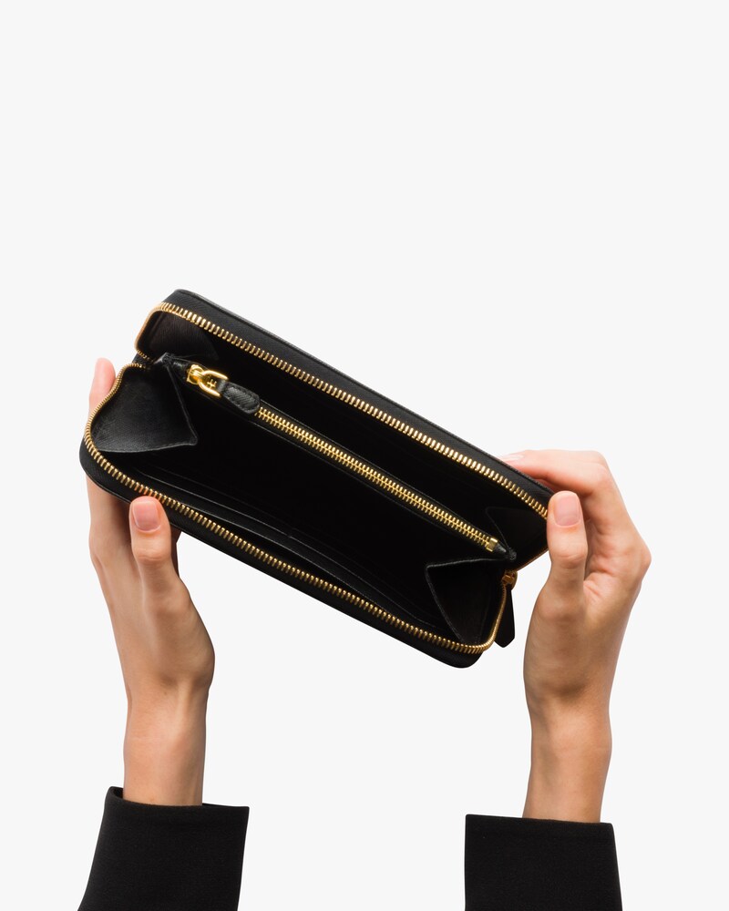 prada large wallet