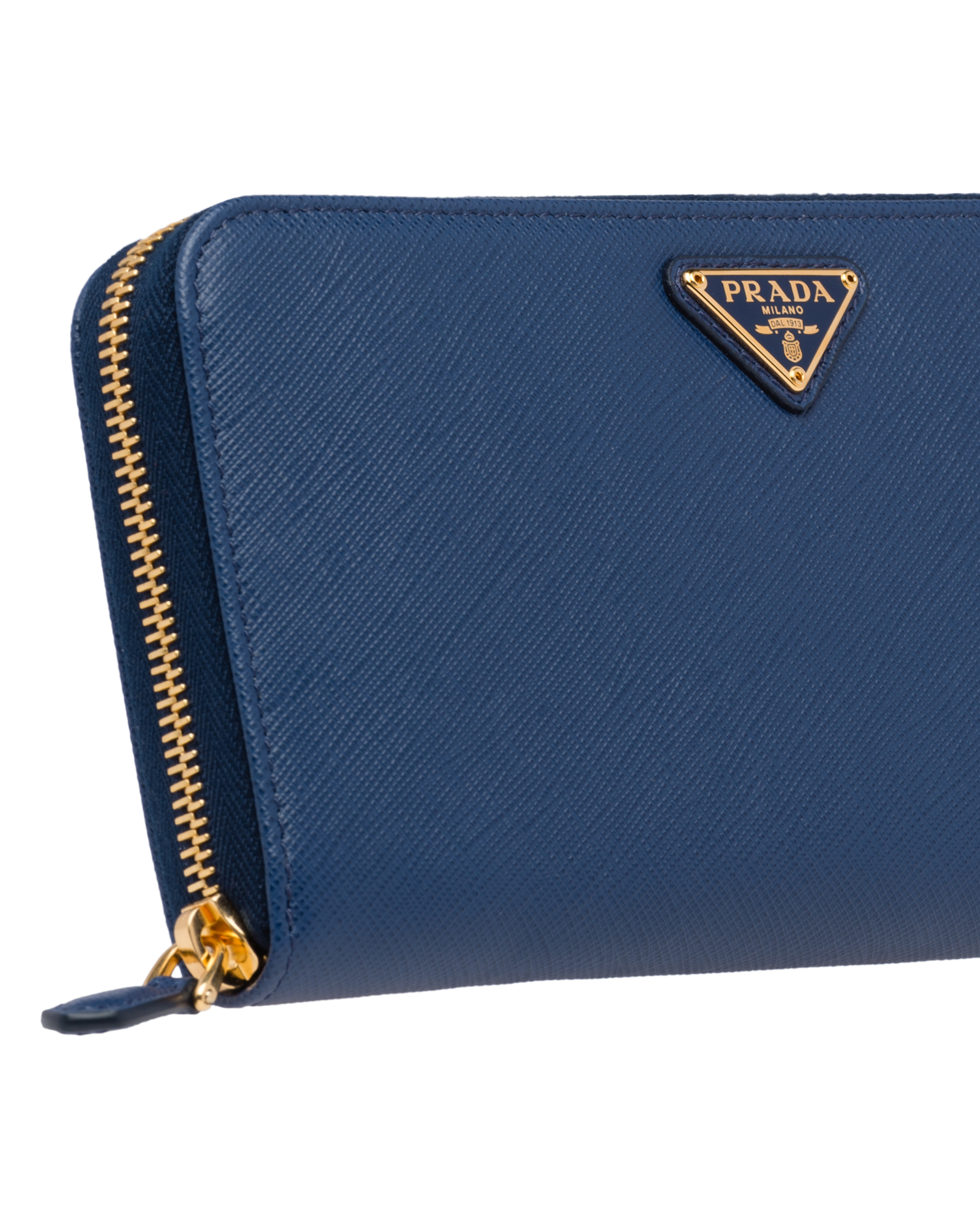 prada wallet blue