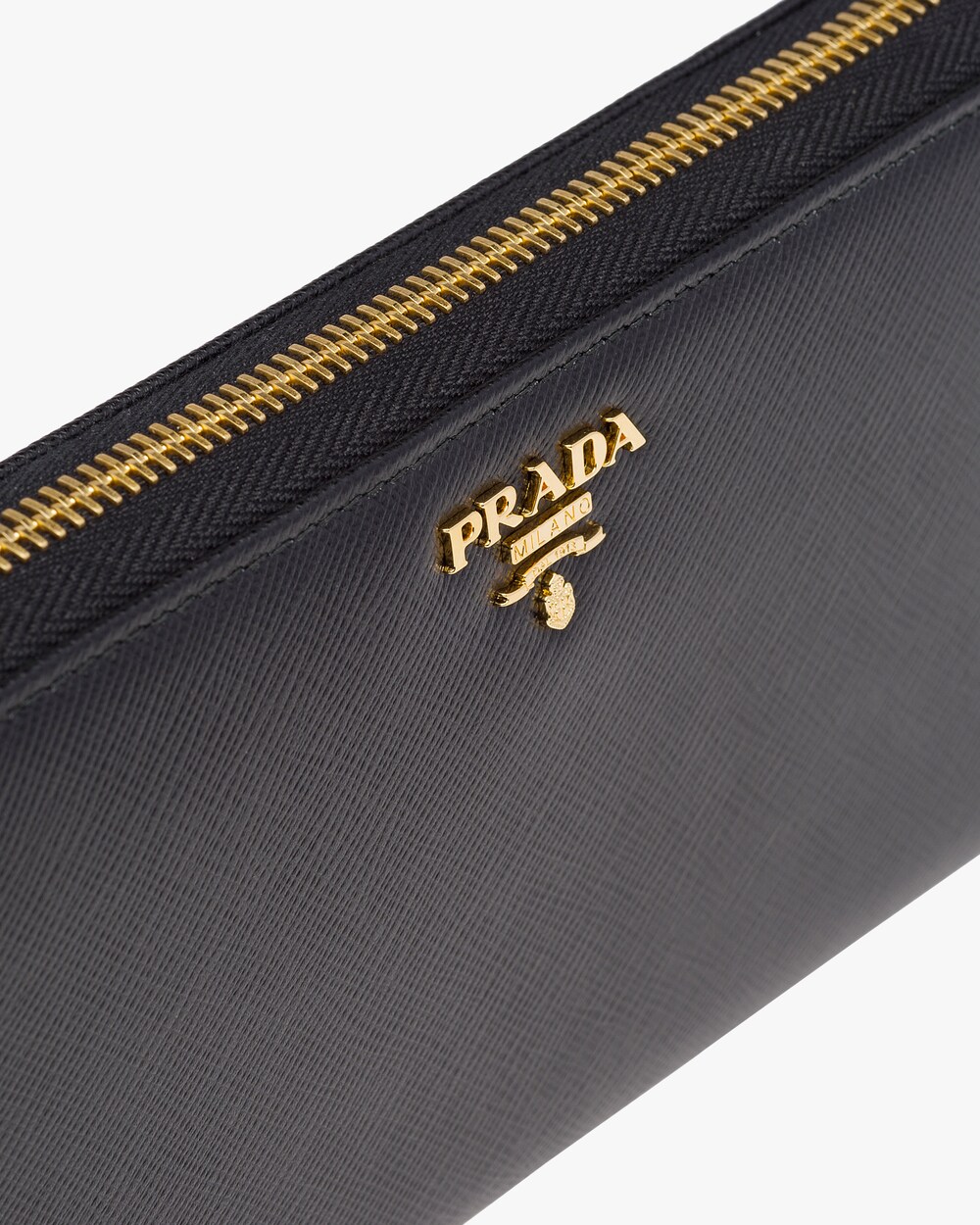 prada black wallet