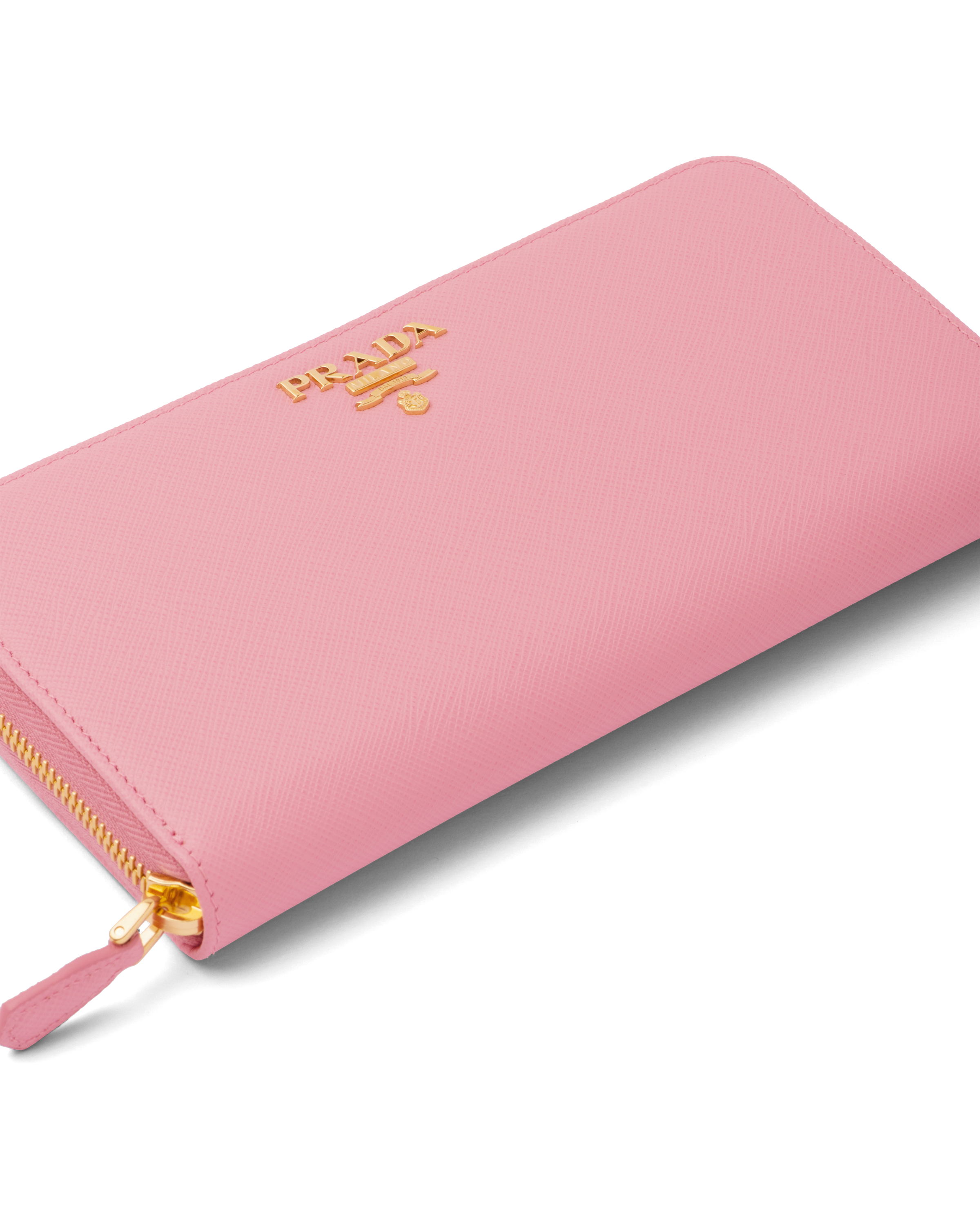 pink prada wallet