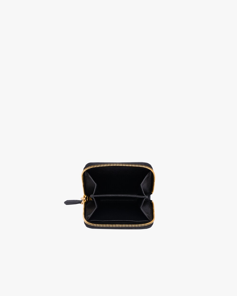 prada saffiano leather tab wallet