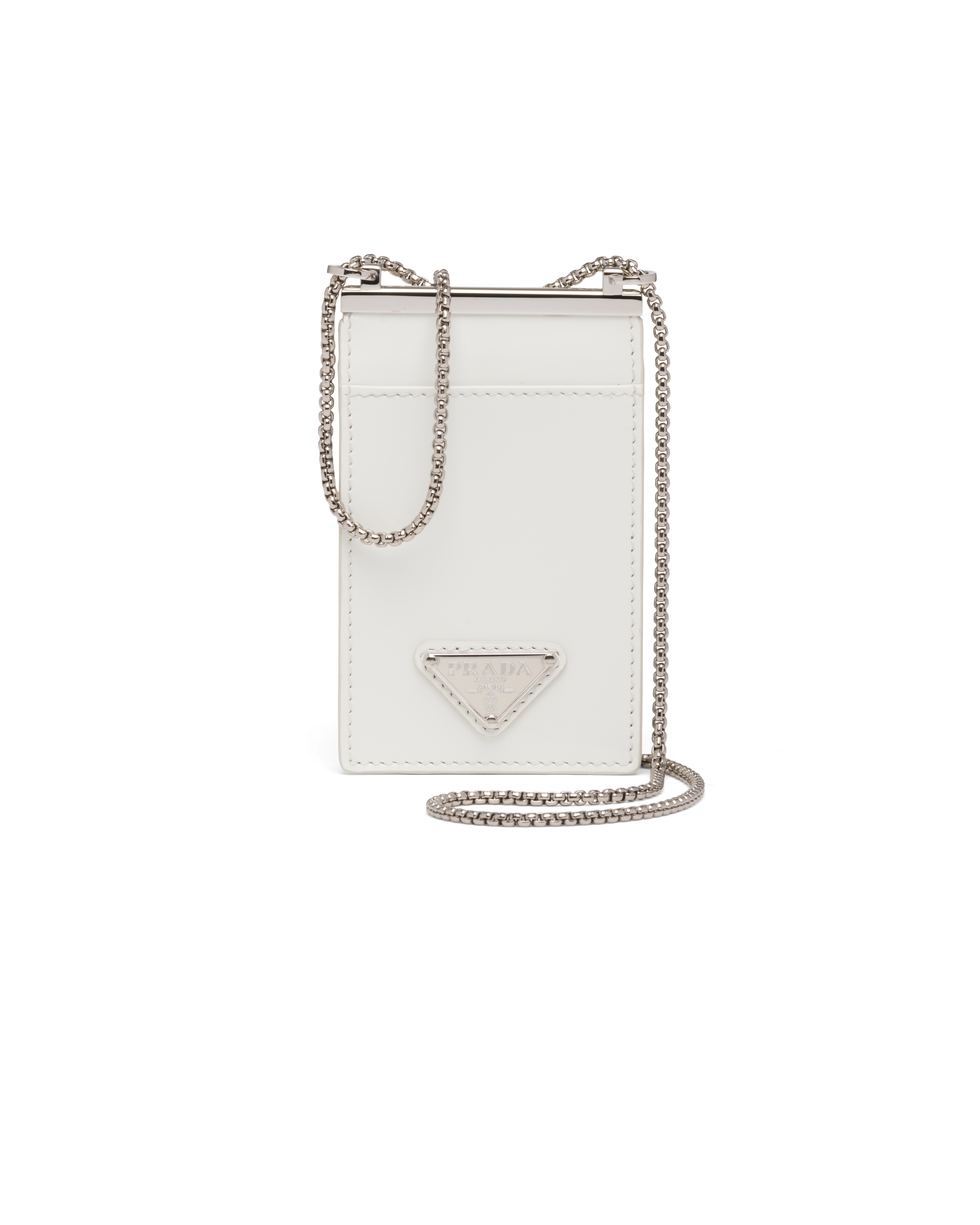 prada leather card holder