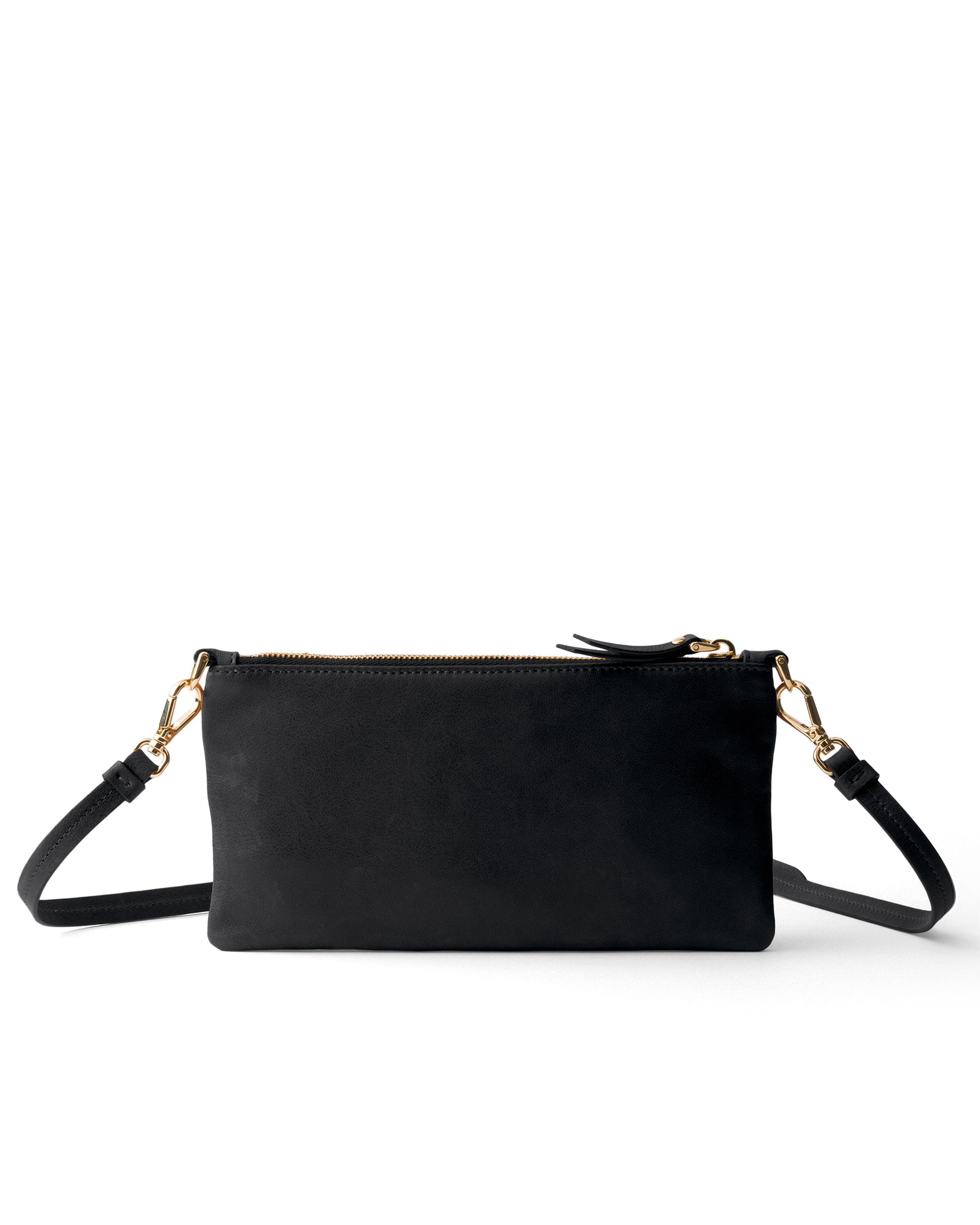 Prada Nappa-leather Wallet With Shoulder-strap In Black