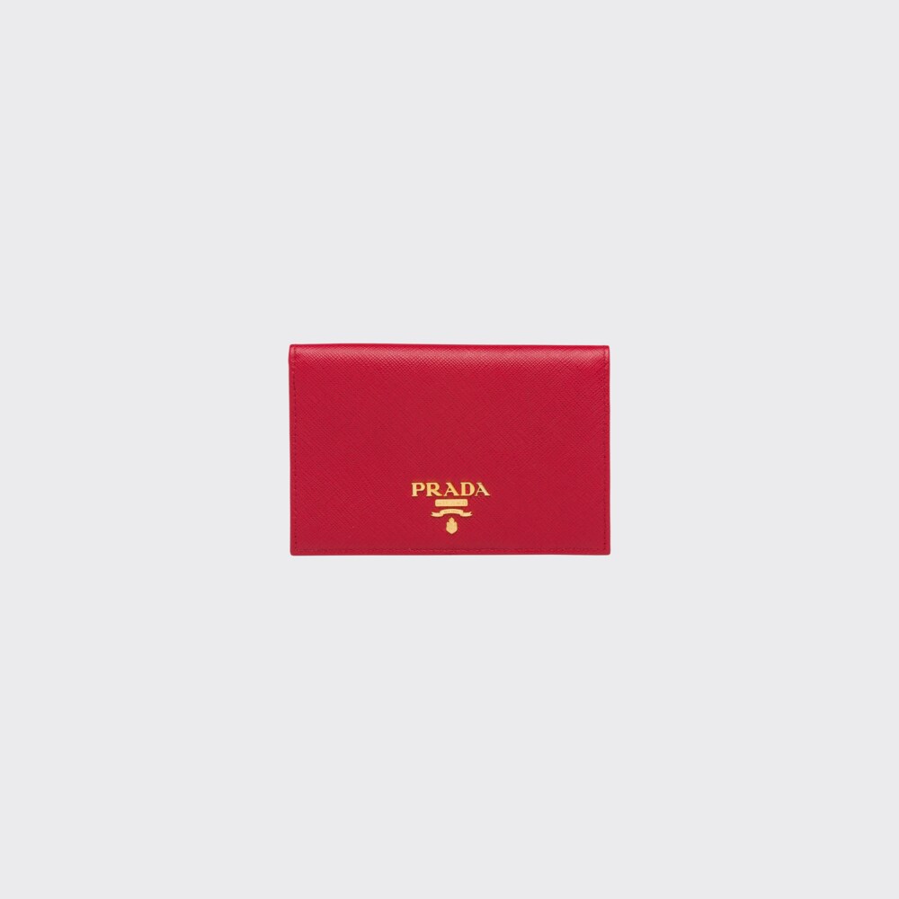 Prada Saffiano Leather Passport Holder 1