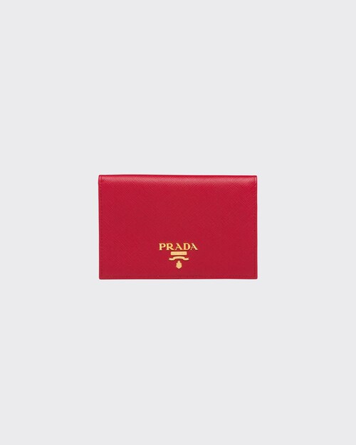 Prada Saffiano Leather Passport Holder 1