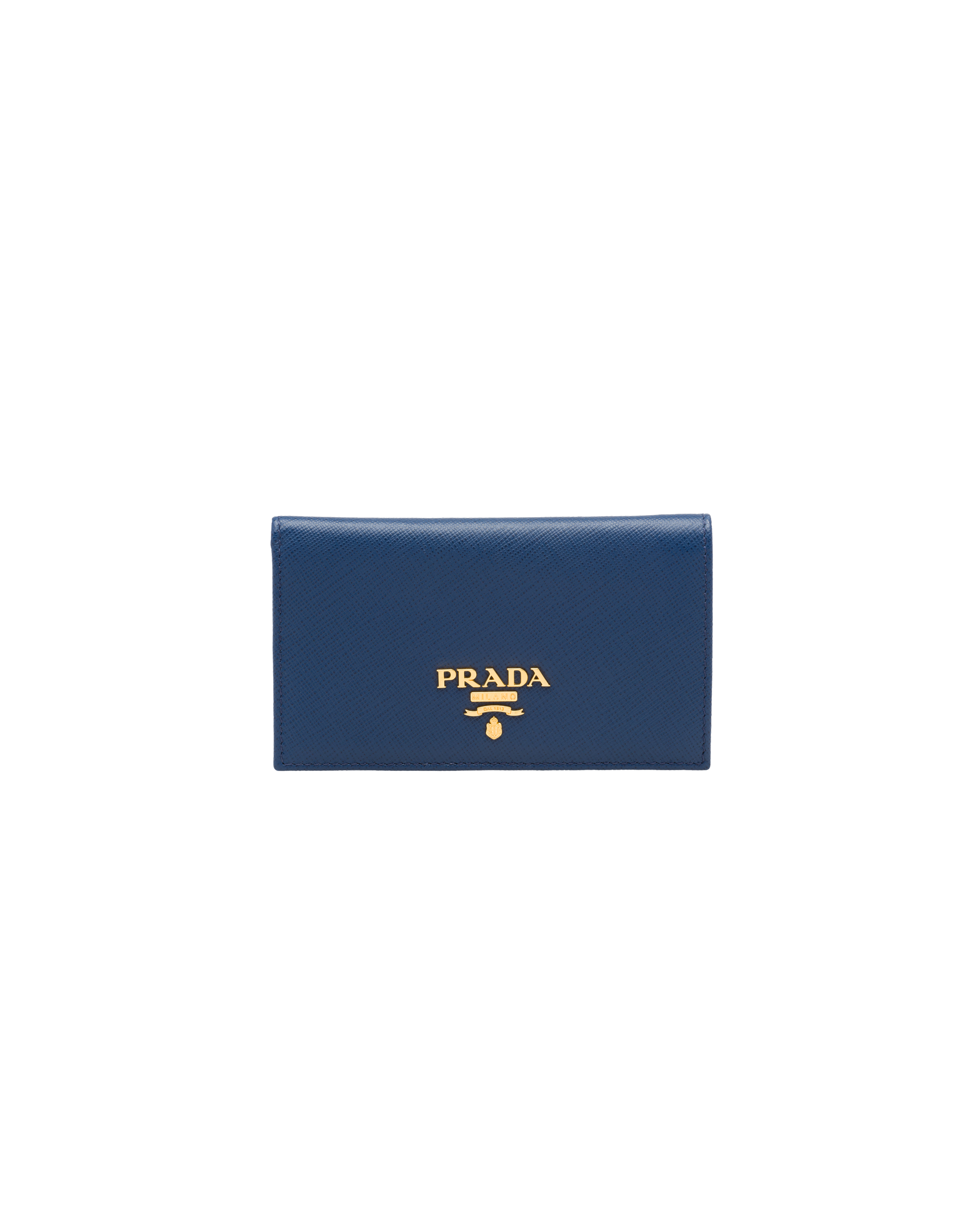 Prada blue wallet hotsell